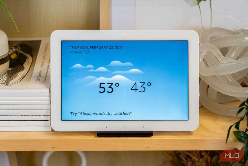 آمازون اِکو هاب نمایش وضعیت هوا