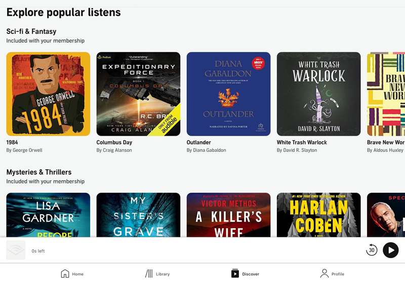 اصل‌های Audible روی iPad