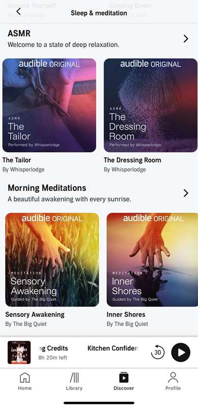 خواب Audible و ASMR