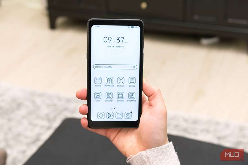 صفحه‌نمایش اصلی Boox Palma