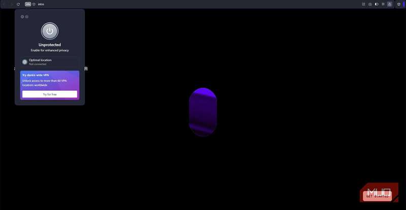 محافظت سطح مرورگر با استفاده از OperaVPN