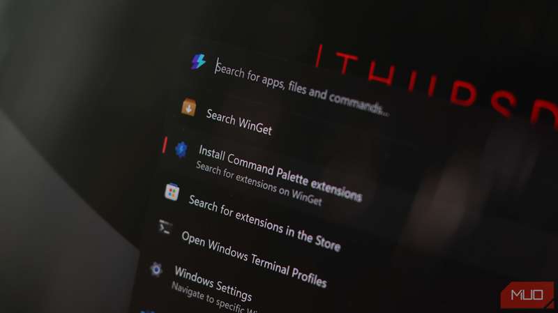 نمای نزدیک از پنل فرمان با Winget.