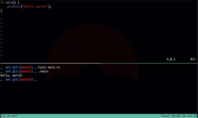 کامپایل و اجرای کد رست