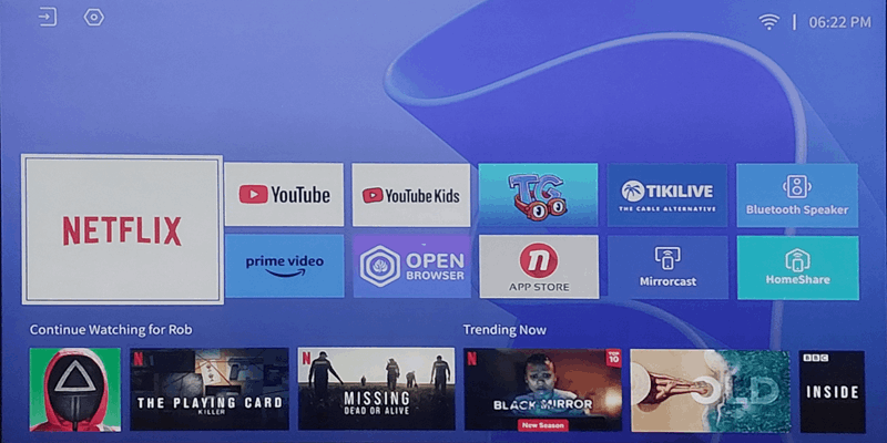 صفحهٔ اصلی Dangbei Neo