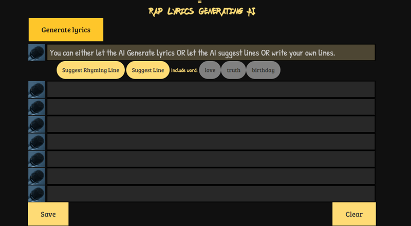 تصویر صفحه DeepBeat