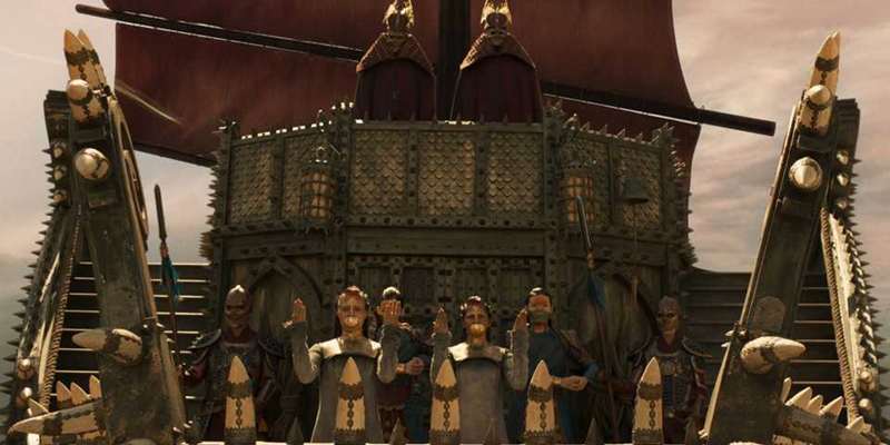 ایگووین ال‌وره در حال در آغوش گرفتن ناینوو ال‌مِرا که در حال گریه است در فصل ۲ قسمت ۳ چرخ زمان