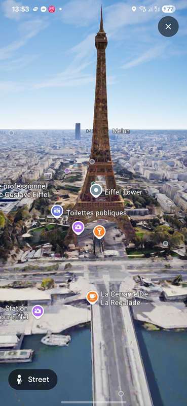Immersive View برج ایفل