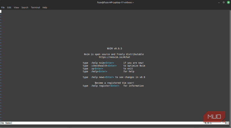 ورود به رابط Neovim