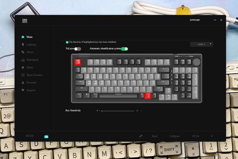 نرم‌افزار درایور Epomaker RT100