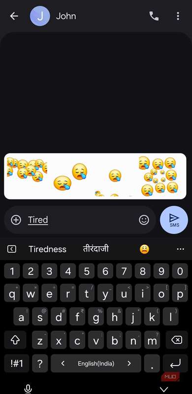 نوار پیشنهاد برچسب‌ها را گسترش دهید تا دسترسی سریع‌تر به ایموجی‌ها داشته باشید
