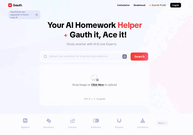 Gauth AI برای آیپد