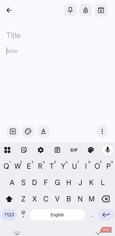 برنامه Gboard بر روی گوشی اندروید