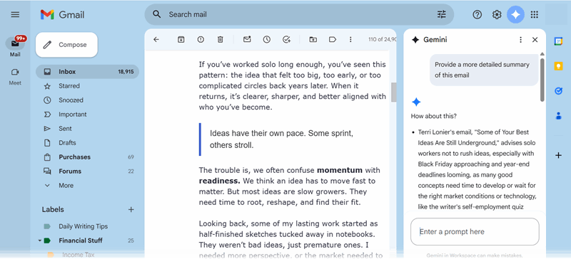 خلاصهسازی Google Keep‑Gemini