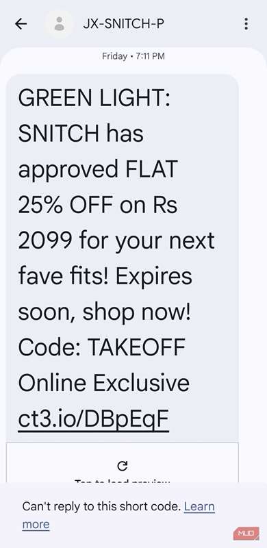 پیام‌های گوگل بزرگ‌نمایی شده روی گوشی اندروید