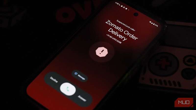 تماس هرزنامه در Pixel 9a