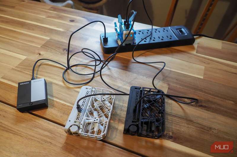 گزینه‌های شارژ Hoverair X1