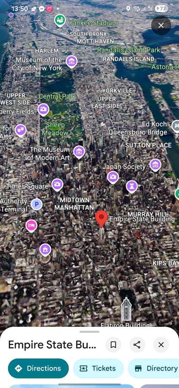 Immersive View منهتن