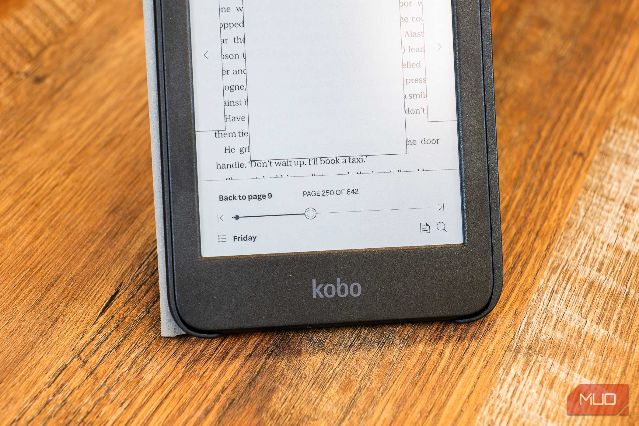 نوار پیشرفت Kobo Clara Colour در صفحه ۲۵۰