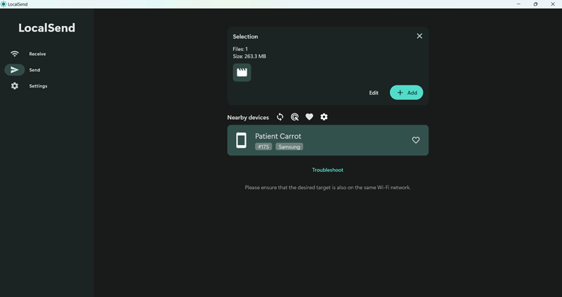 رابط دسکتاپ LocalSend