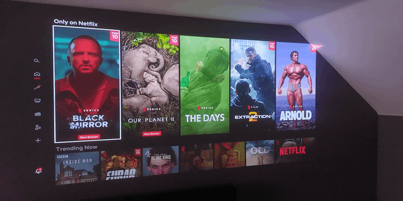 صفحهٔ اصلی Netflix