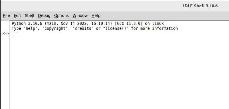 باز کردن IDLE