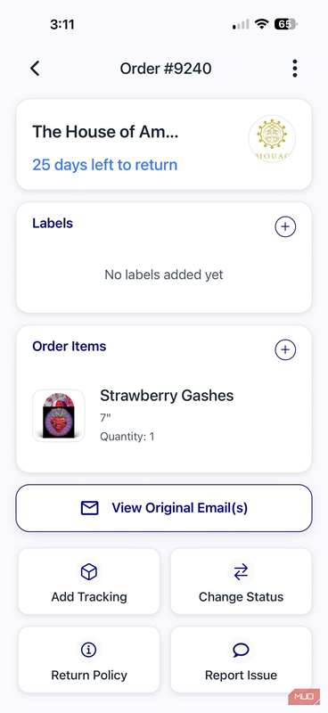 تصویر صفحه برنامه Orderly