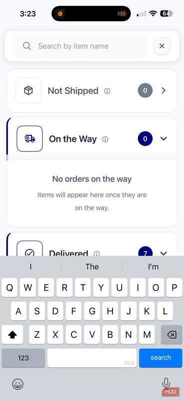 تصویر صفحه برنامه Orderly