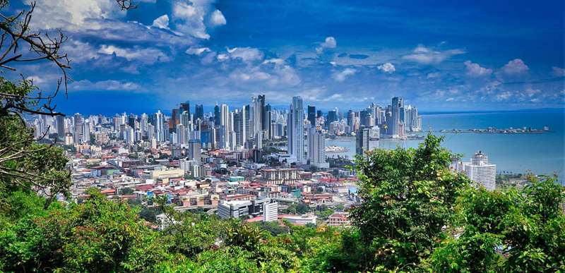 عکس منظره‌ای شهر پاناما