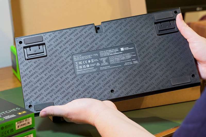 رازر بلک‌ویدو 75٪ - پشت