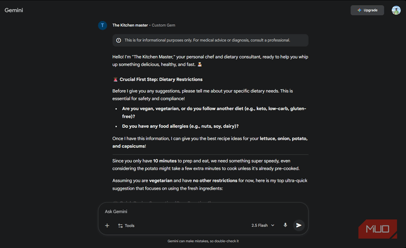 Gem سفارشی آشپز سالم.