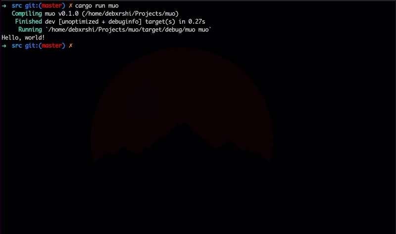 اجرای پروژهٔ رست شما با Cargo