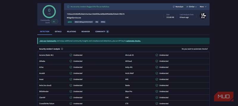 شناسایی فایل‌های امن و ناامن با استفاده از ابزار Process Explorer