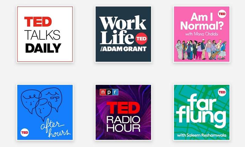 گزینه‌های پادکست TED