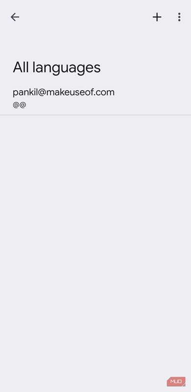 میانبرهای متنی در Gboard