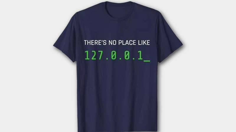 طرح تی‌شرت «هیچ‌جایی شبیه خانه نیست».