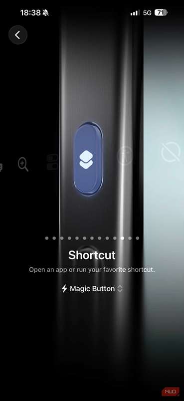 پیکربندی دکمه Action در یک آیفون