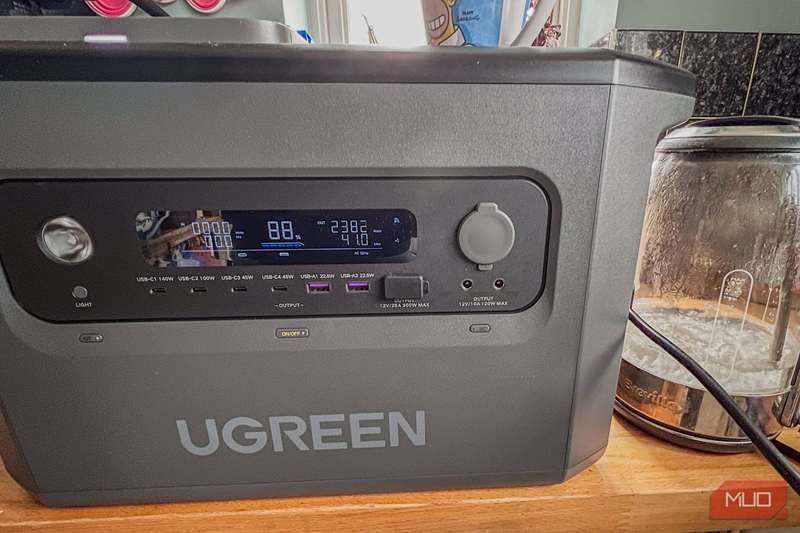 Ugreen PowerRoam GS2200 - در حال شارژ کیتله