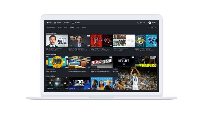 رابط کاربری Hulu