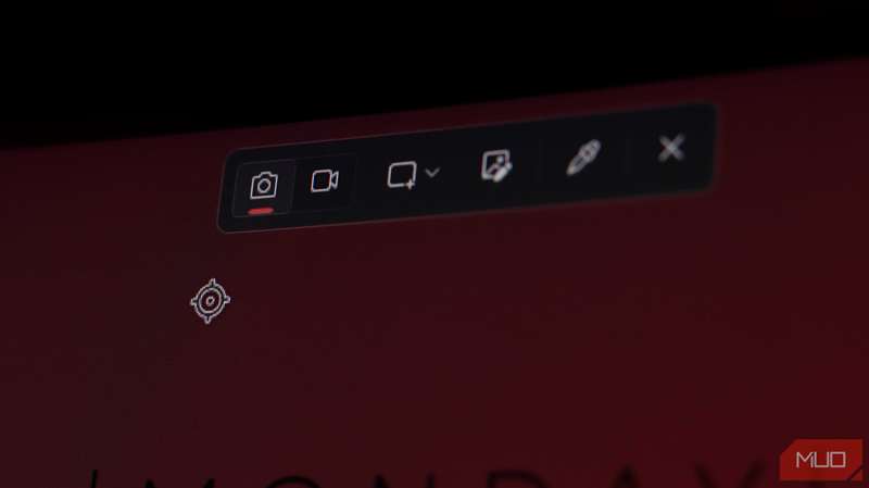 ابزار Snipping ویندوز در حال اجرا بر روی ویندوز ۱۱