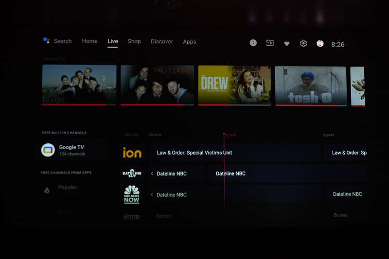 XGIMI Horizon Ultra - تلویزیون زنده