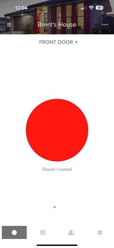 برنامه DoorSense در اپ Yale