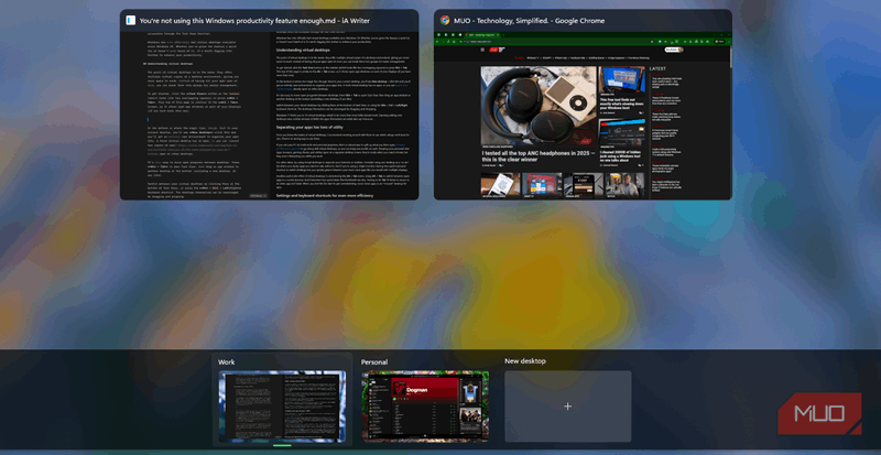 نمایش تغییر کار ویندوز 11