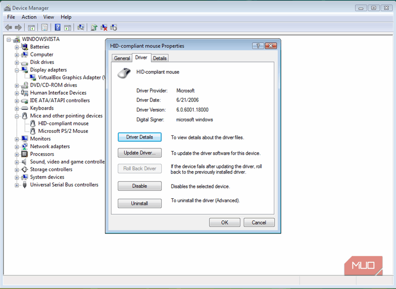 درایورهای مدیر دستگاه ویندوز ویستا 04