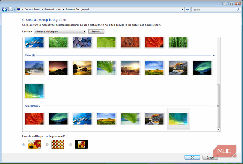 قالب‌نمایی‌های ویندوز ویستا 07