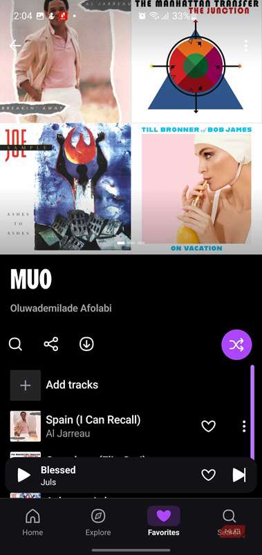 یک لیستپخش سفارشی به نام MUO در دیزر.