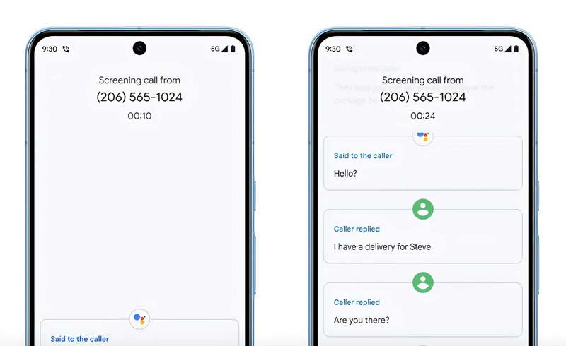 صفحه تماس بر روی پیکسل ۱۰
