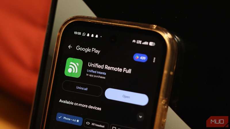 صفحهٔ فروشگاه Google Play برای Unified Remote.