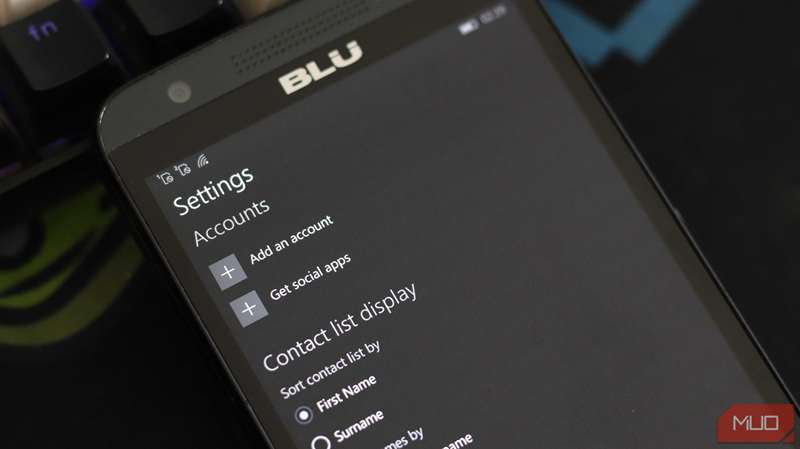 صفحه تنظیمات مرکز افراد