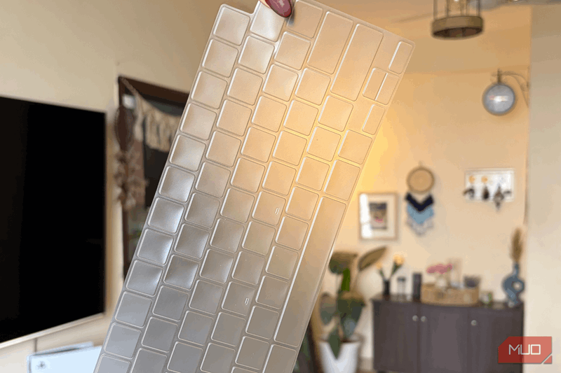 پوشش کیبورد مک‌بوک