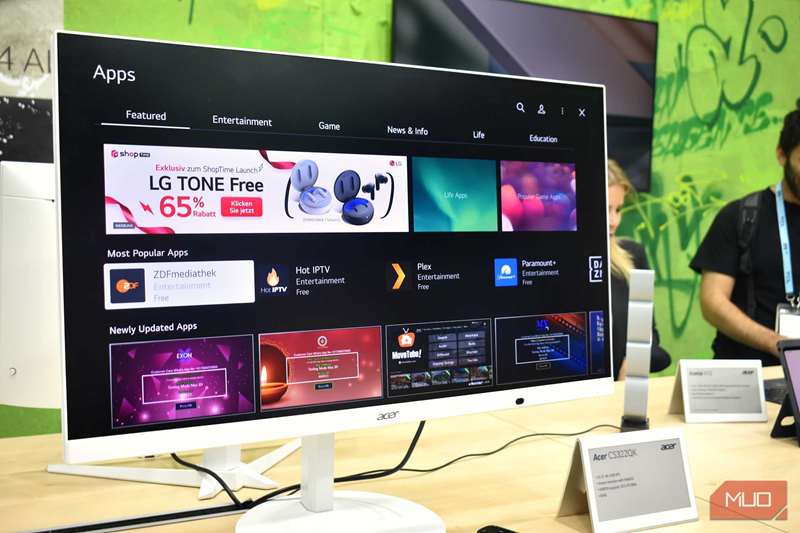 مانیتور هوشمند اشر در IFA 2024